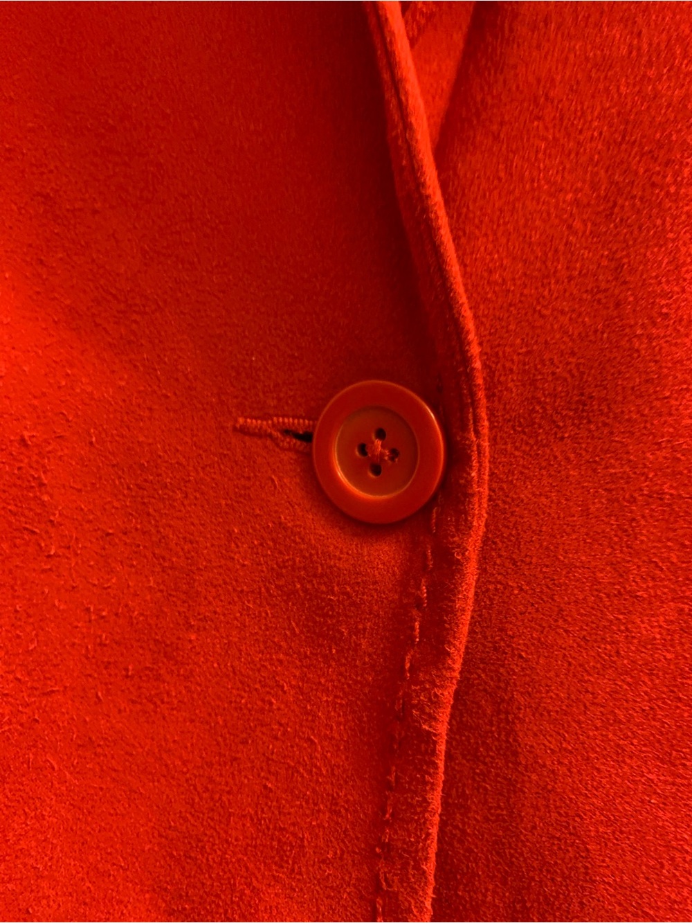 Studio Works Red Suede Tailored Blazer - Picture 7 of 8
